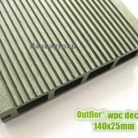 Sàn gỗ nhựa WPC ngoài trời tấm rỗng OBM120-19B